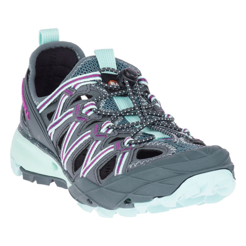 Sandales Merrell Choprock Sieve Turquoise/Grise Femme | Q.T.OPDG